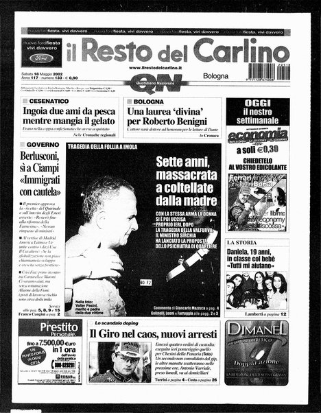 Il Resto del Carlino : giornale dell'Emilia